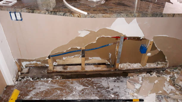 Water damage restoration process in UT